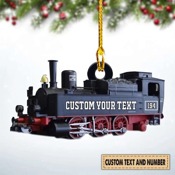 Personalized Railroader Ornament Model Railway Christmas Tree Hanging Ornaments 2023