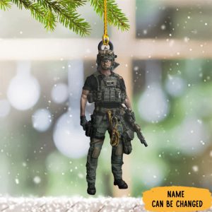 Personalized Soldier Ornament Army Soldier Christmas…