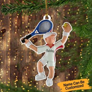 Personalized Tennis Christmas Ornament Tennis Player…