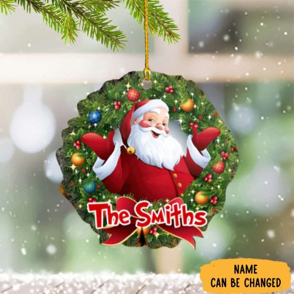 Personalized The Family Santa Christmas Ornament 2023 Xmas Tree Decoration Ideas