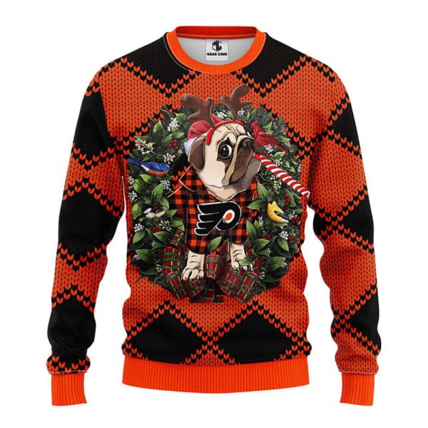 Philadelphia Flyers Pub Dog Christmas Ugly Sweater, Gift For Christmas