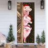 Pig Christmas Door Cover Christmas Gift Home Decor