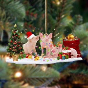 Pig Christmas Ornament Christmas Tree Ornament…
