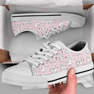 Pink Cat Low Top Shoes –…