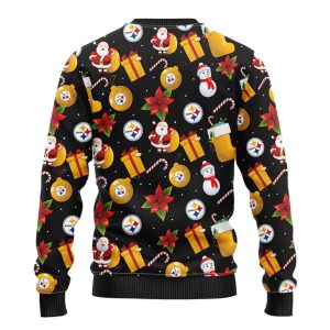 pittsburgh steelers santa claus snowman christmas ugly sweater gift for christmas 1 1.jpeg