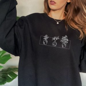 plant flower embroidered sweatshirt 2d crewneck sweatshirt for men and women sws3241 2.jpeg