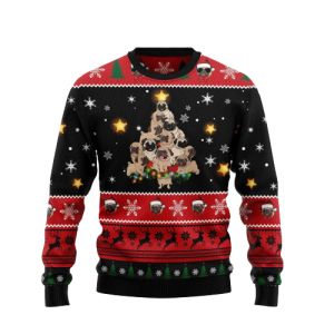 pug christmas tree ugly christmas sweater best gift for dog lovers 1.png