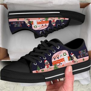 pug dog christmas car happy low top shoes canvas sneakers casual shoes for men and women christmas gift 1.jpeg