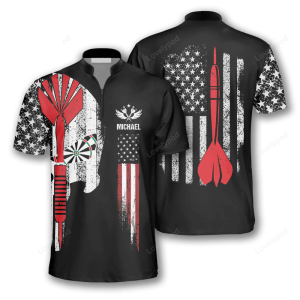 Punisher Skull Flag Custom Darts Jerseys…
