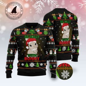rabbit be jolly ty1811 ugly christmas sweater best gift for christmas noel malalan christmas signature 2.jpeg