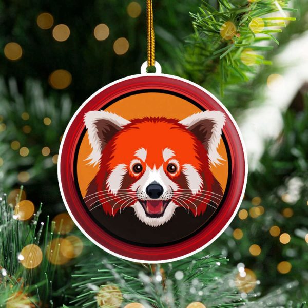 Red Panda Ornament Animal Christmas Ornament Cute Christmas Gifts For Friends