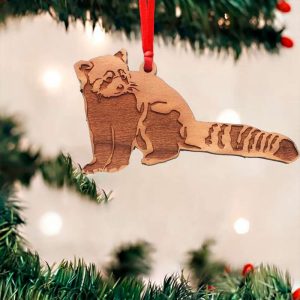 Red Panda Ornament Animal Christmas Ornament…