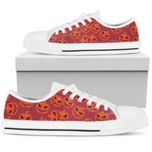 Red & White Women’s Low Top…