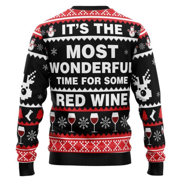 Red Wine HZ92401 Ugly Christmas Sweater – Best Gift For Christmas