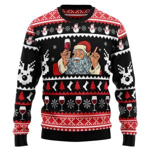 Red Wine HZ92401 Ugly Christmas Sweater…