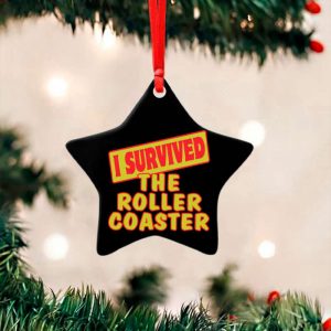 Roller Coaster Christmas Ornament Amusement Park…