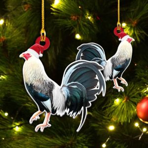 Rooster Christmas Ornament Decorations For Christmas…