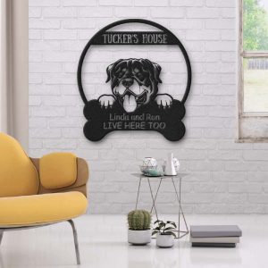 Rottweiler’s House Dog Lovers Personalized Custom…