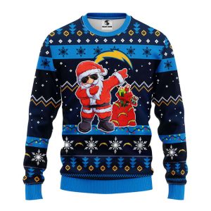 san diego chargers dabbing santa claus christmas ugly sweater gift for christmas .jpeg