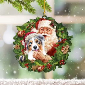 santa australian shepherd christmas ornament dog lover christmas tree decoration ideas 2022.jpeg