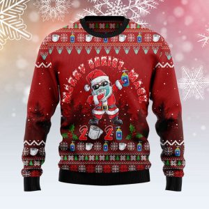 santa christmas santa dabbing 2021 ugly christmas sweater best gift for christmas noel malalan christmas signature.jpeg