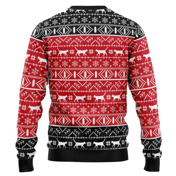 Santa Claws Cat G51022 Ugly Christmas Sweater – Noel Malalan Signature