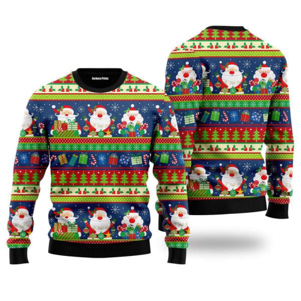 Santa Giving Me A Gift Ugly Christmas Sweater, For Men And Women