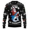 Santa Jaws TY210 Ugly Christmas Sweater…