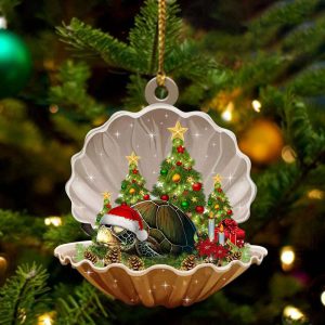 Santa Turtle Sea Ornaments Turtle Lovers…