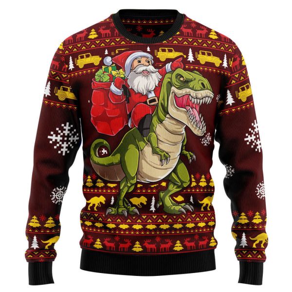 Santassic Park HT92505 Ugly Christmas Sweater – Noel Malalan Signature