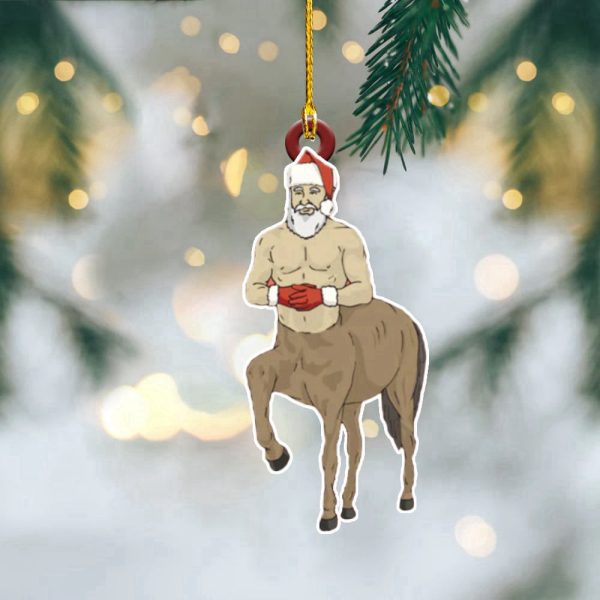 Santaur Ornament Xmas Holiday Santaur Christmas Ornament 2023 Tree Decorations