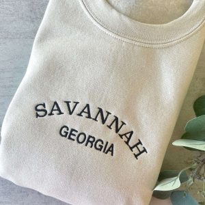 savannah georgia embroidered sweatshirt georgia sweatshirt trendy crewneck embroidered sweatshirts.jpeg