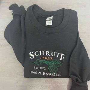 Schrute Embroidered Sweatshirt; Vintage Schrute Embroidered…