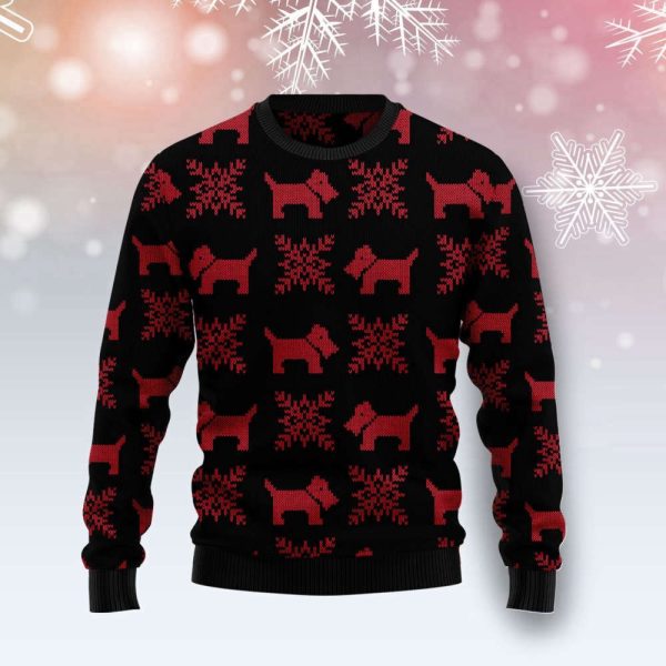 Scottish Terrier Christmas T510 Ugly Christmas Sweater – Noel Malalan