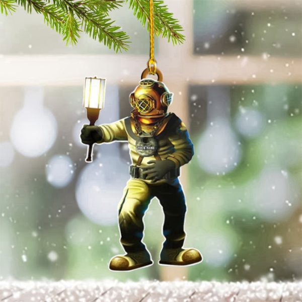 Scuba Diving Ornament Scuba Diver Christmas Ornament Decoration Gift Ideas