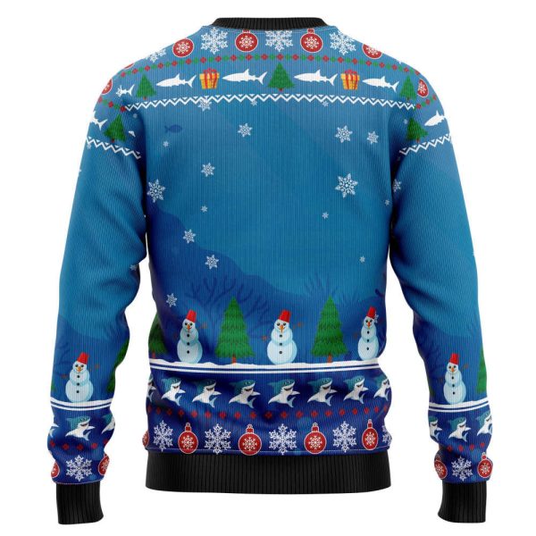 Shark Holly Jawly Christmas G5116 Ugly Christmas Sweater -Noel Malalan