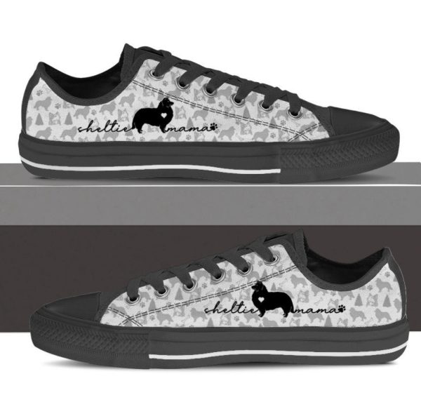 Stylish Shetland Sheepdog Sneakers – Fashionable Low Top Shoes