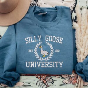 silly goose university embroidered sweatshirt 2d crewneck sweatshirt for men women sws2783 3.jpeg