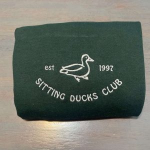 sitting ducks embroidered sweatshirts ducks embroidered crewneck sitting ducks club embroidered sweaters.jpeg