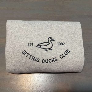 sitting ducks embroidered sweatshirts ducks embroidered crewneck sitting ducks club embroidered sweaters 4.jpeg