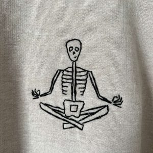 skeleton yoga embroidered sweatshirt 2d crewneck sweatshirt gift for family sws3935 1.jpeg