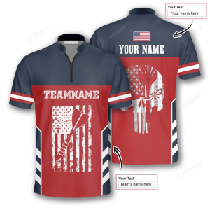 skull american flag red blue custom darts jerseys for men dart shirt flag american shirt 3.png