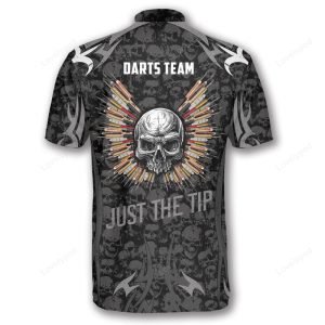 skull angel wings custom darts jerseys for men dart team jerseys dart polo shirt 2.jpeg