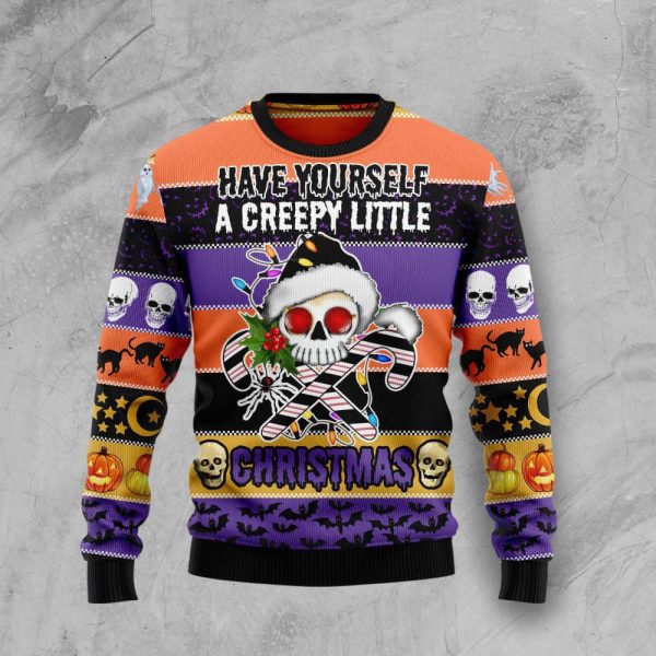 Skull Creepy Christmas T259 Ugly Christmas Sweater – Christmas Signature