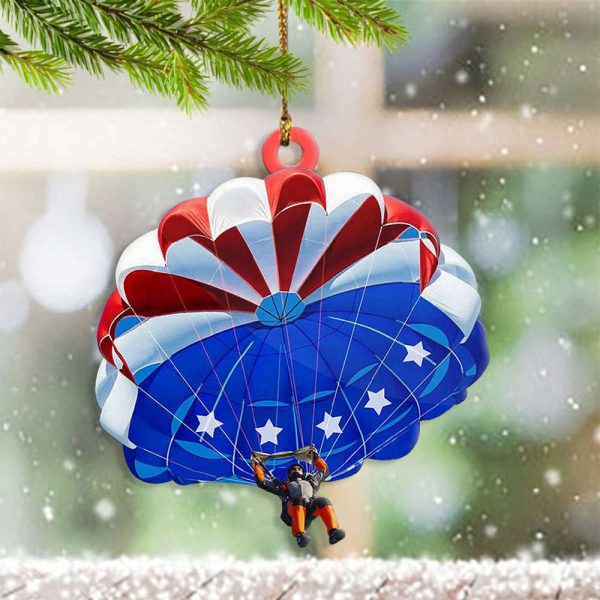 Skydiving Ornament Cool Christmas Ornament Best Decorated Christmas Trees