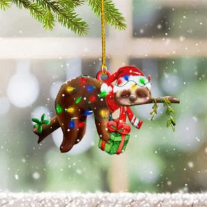 Sloth Christmas Ornament 2023 Christmas Tree…