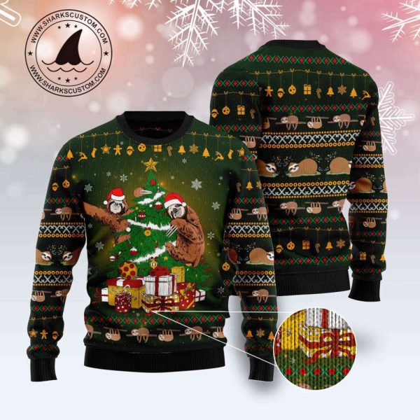 Sloth Christmas Tree TY3010 Ugly Christmas Sweater – Gift For Christmas