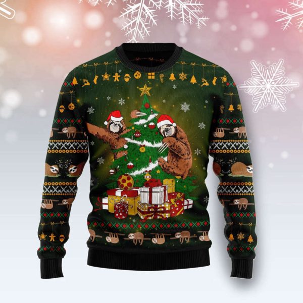 Sloth Christmas Tree TY3010 Ugly Christmas Sweater – Gift For Christmas