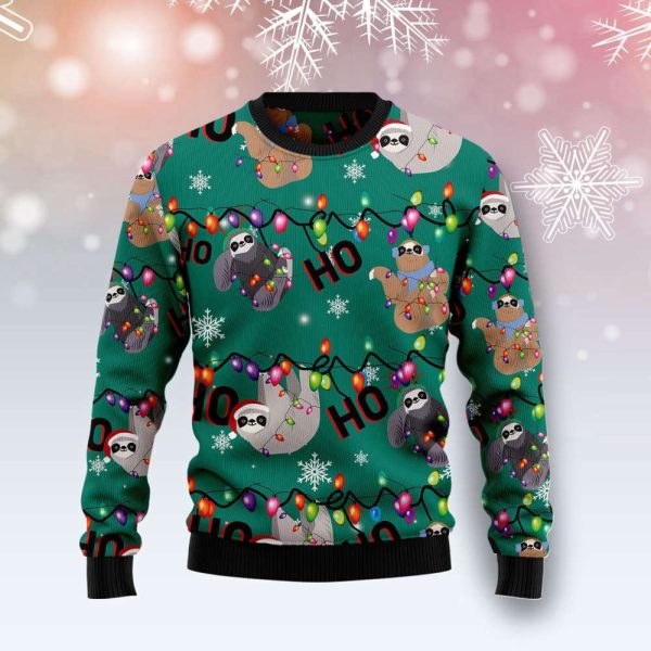 Sloth Hohoho T510 Ugly Christmas Sweater – Noel Malalan Signature