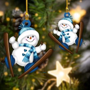 Snowman Christmas Ornament Snowman Christmas Tree…